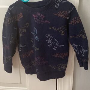 Cat & Jack Multicolor Dinosaur Print Sweatshirt size 3T